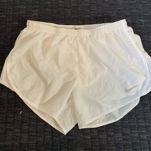 Nike Dri-Fit White Athletic Shorts
